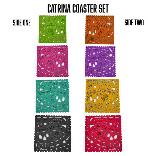 Catrina Coaster set both sides