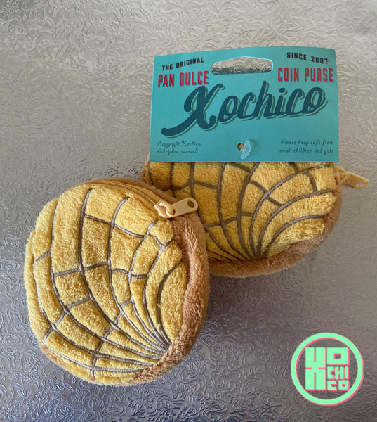 Egg Yolk Yellow Concha Coin Purse