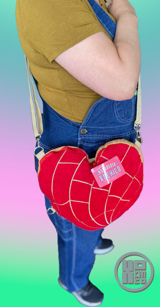 Pan Dulce "Corazon" Concha Crossbody / Backpack Combo Bag