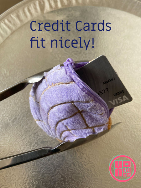 Concha coin purse fits credit card