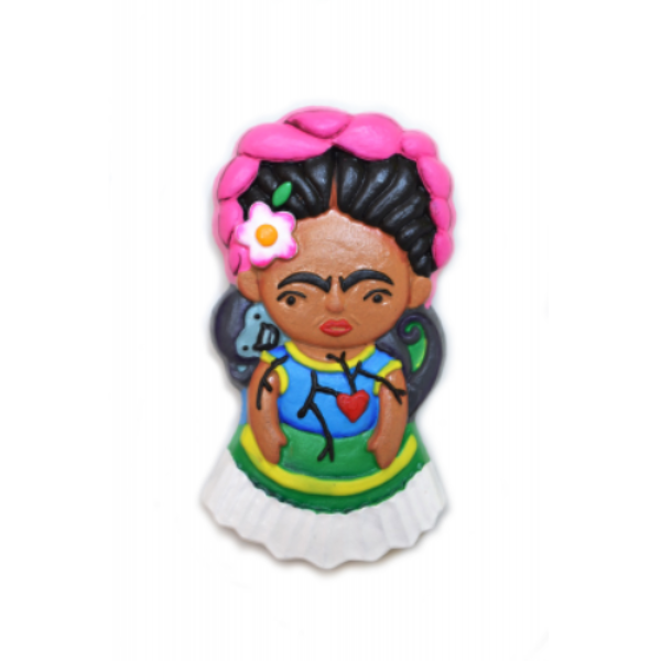 Frida "Miko" Clay Magnet