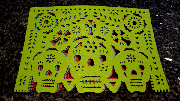 Three Skulls Placemat Set