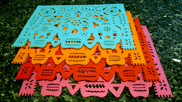 Three Skulls Placemat Set