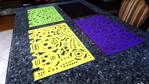 Three Skulls Placemat Set