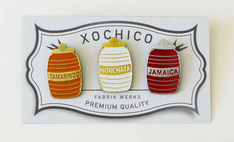 Aguas Frescas Enamel Pins, 3-Pack (Free U.S. Shipping)