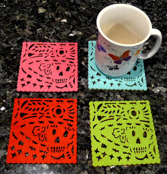 Catrina Felt Coasters