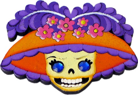 Catrina Wooden Magnet