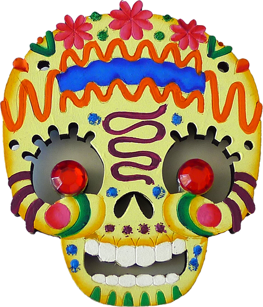 La Chapeada wooden magnet