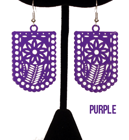 Papel Picado "Flor" Earrings