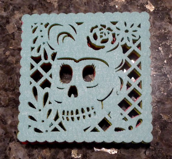 Florecita Felt Coasters