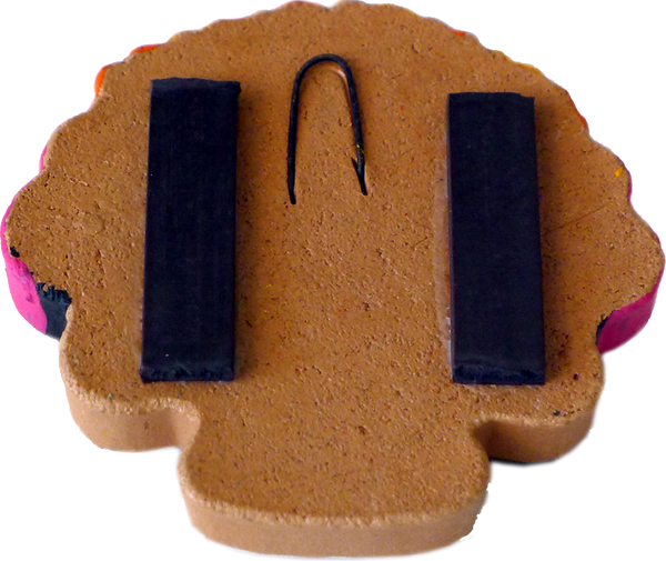 Frida Cookie magnet, back view
