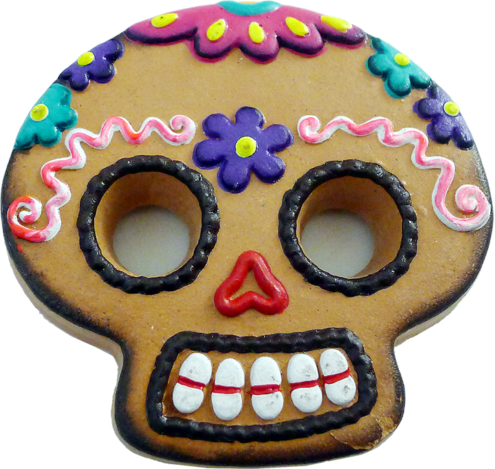 Gingerbread Calavera Magnet