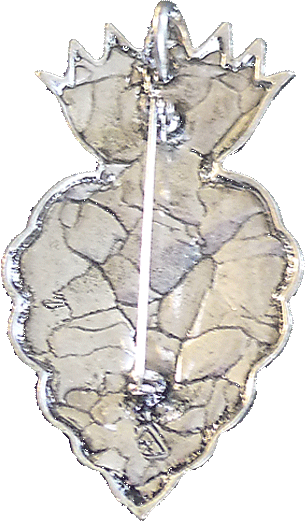 Sacred Heart Pendant with Chain