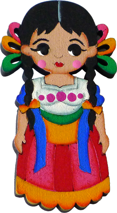 Michoacana Wooden Magnet