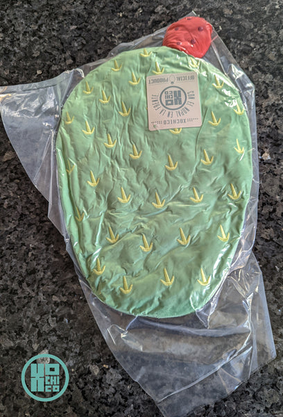 Nopal Plush Cushion, compressed.