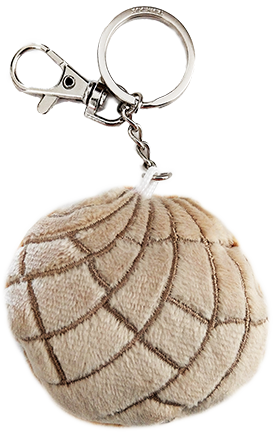 Plush Vanilla Concha Key Chain