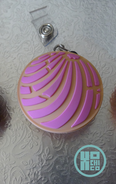 Pan Dulce Concha Badge Reel (Rubber)