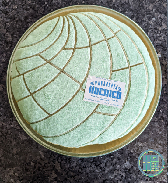 Pastel Green Concha cushion photo.