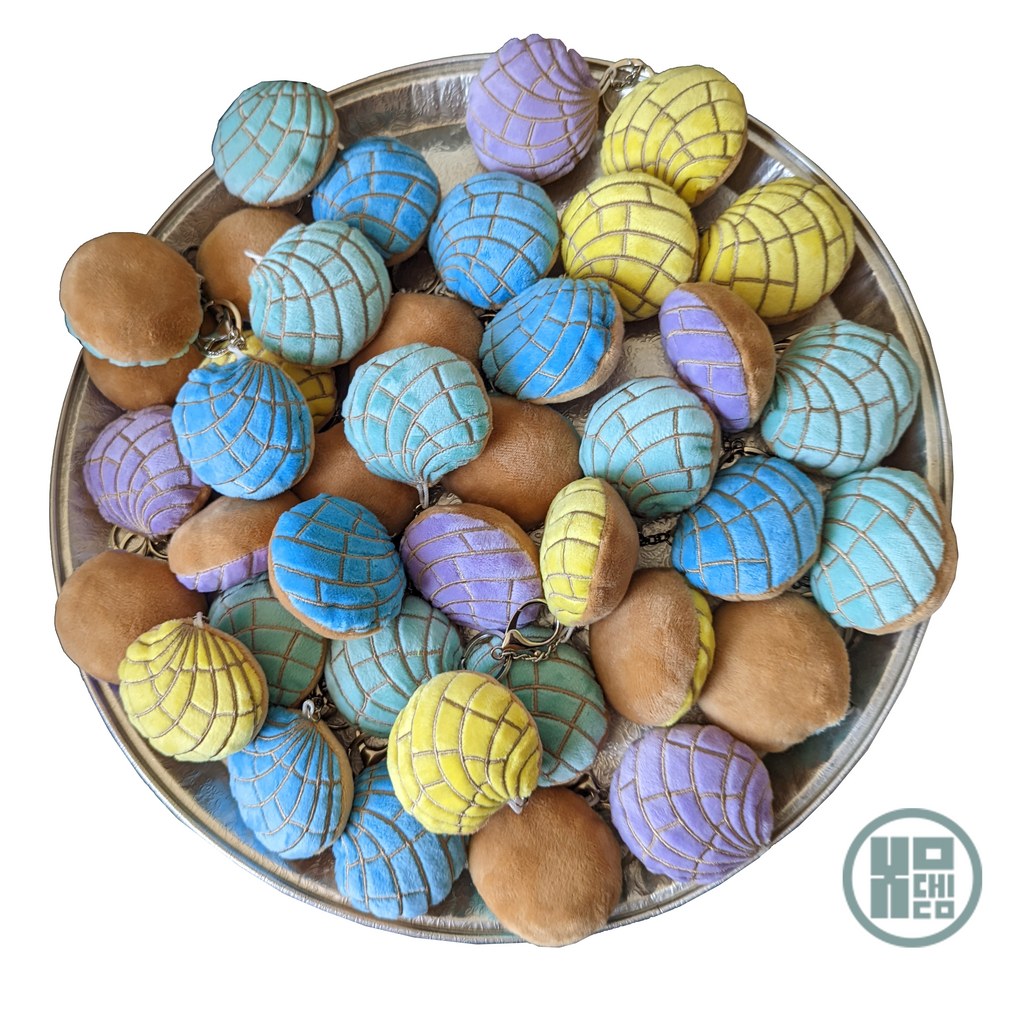 Pastel concha key chains