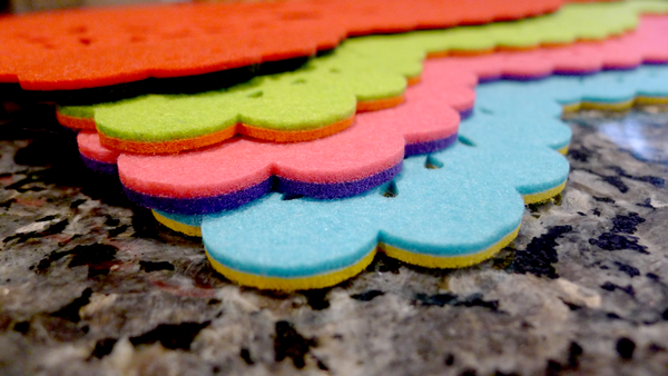 Felt Placemats Close-up