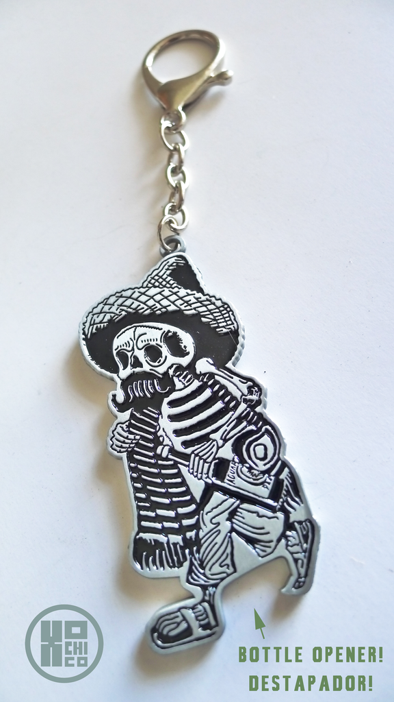 Posada Borracho Key Chain + Bottle Opener