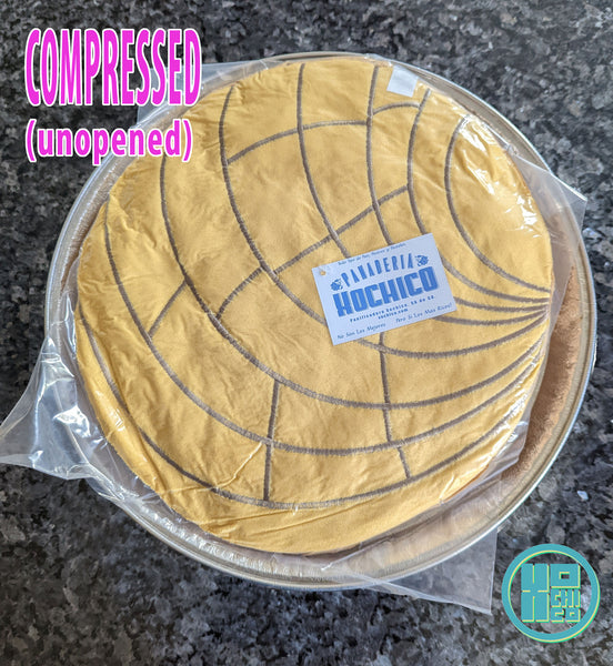 Compressed Yellow Concha Cushion photo