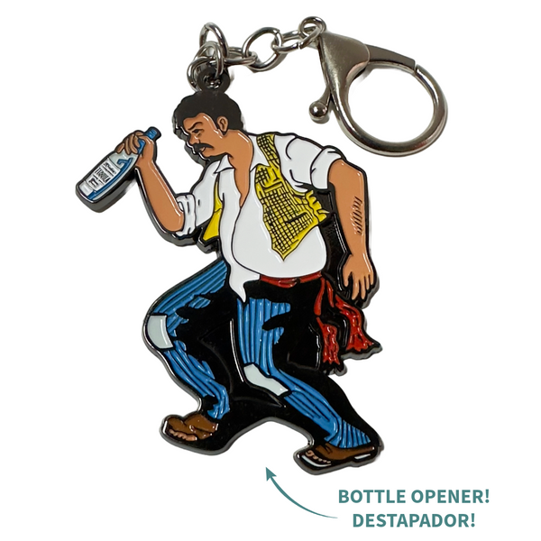 Borracho Keychain Bottle Opener