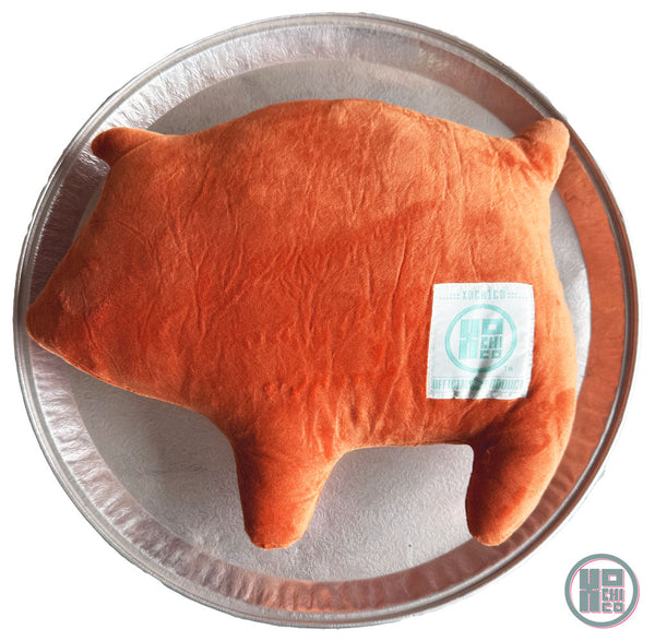 Pan Dulce Pig Plush Cushion, reverse view.