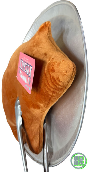 Pan Dulce Pig Plush Cushion, front flat view.