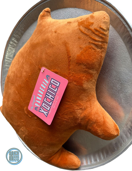 Pan Dulce Pig Plush Cushion, 3/4 view.