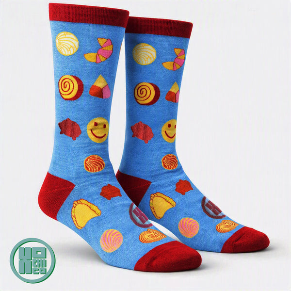 Pan Dulce socks product shot.