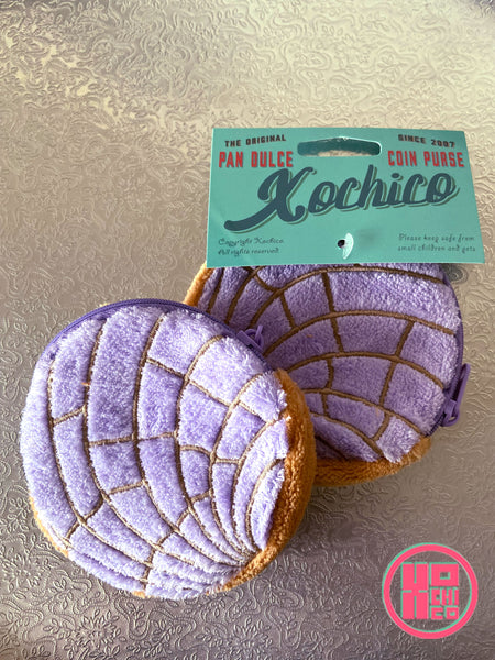 Pastel Purple concha coin purse