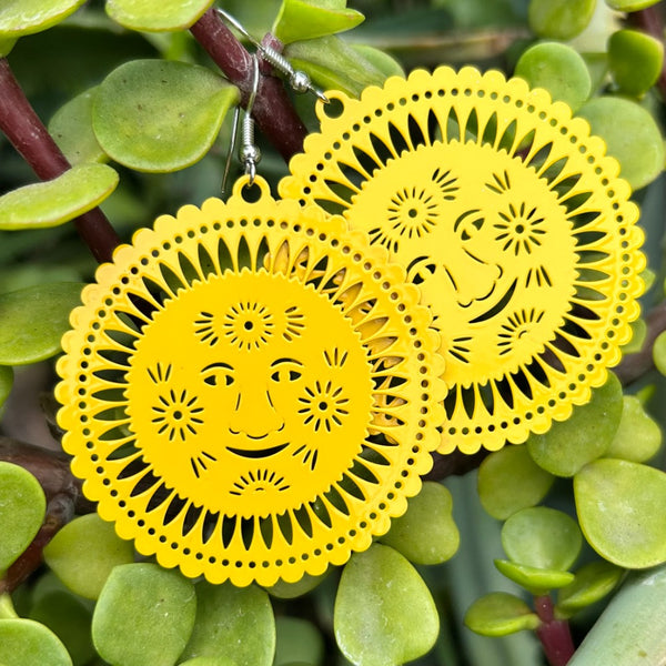 Papel Picado style "Sol" Earrings