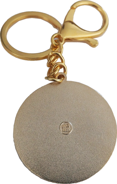 Enamel Concha Key Chain, back