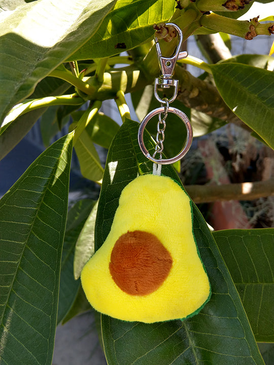 Avocado Plush Key Chain