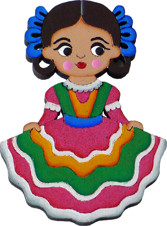 Tapatia Wooden Magnet