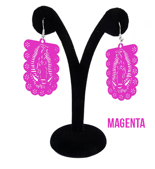 Papel Picado "Virgen" earrings
